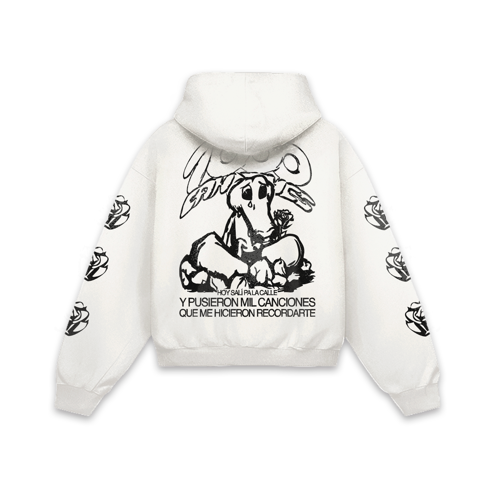 1000 Canciones Hoodie Ivory