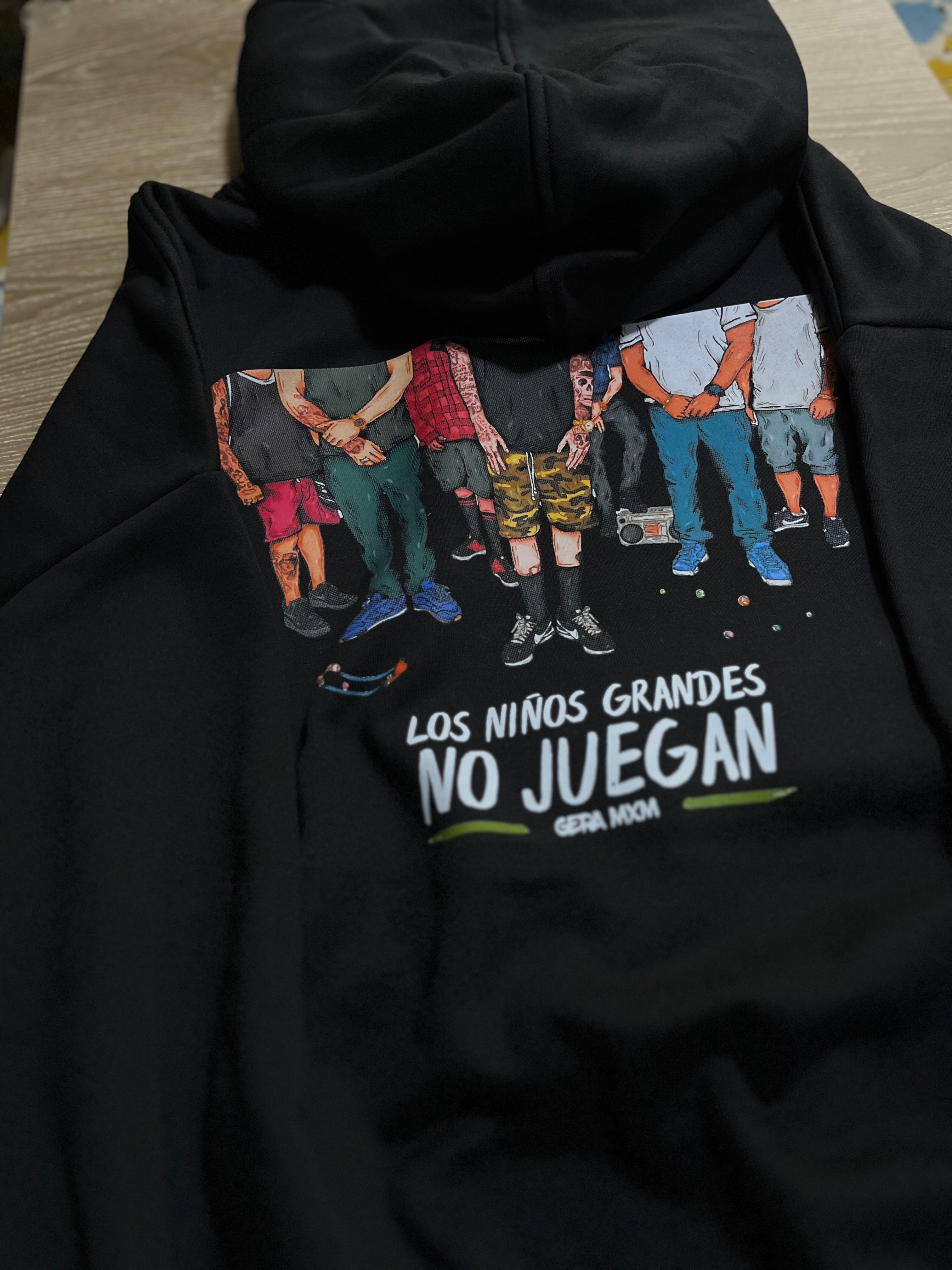 Los niños grandes no juegan Hoodie Oversized
