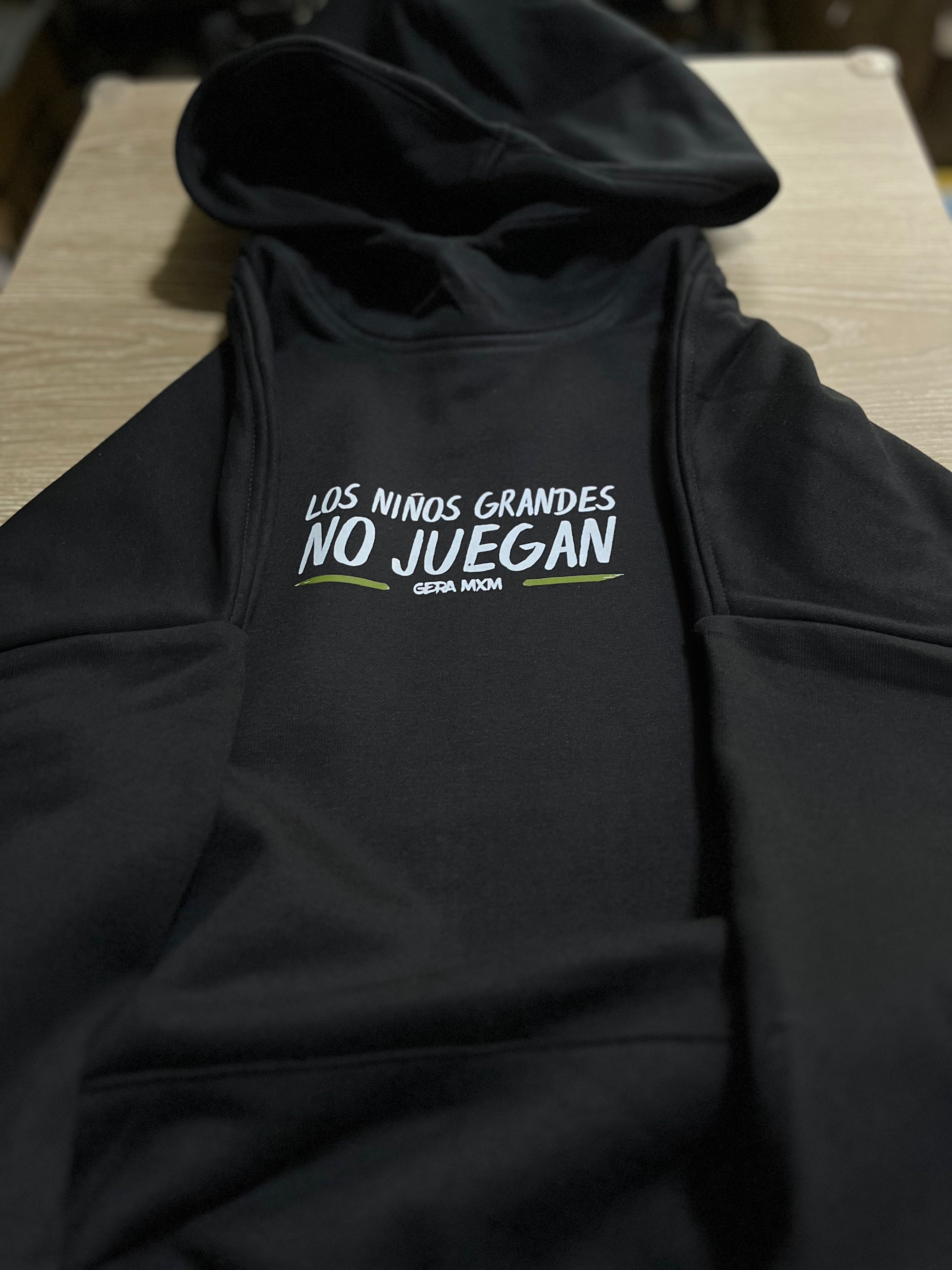 Los niños grandes no juegan Hoodie Oversized