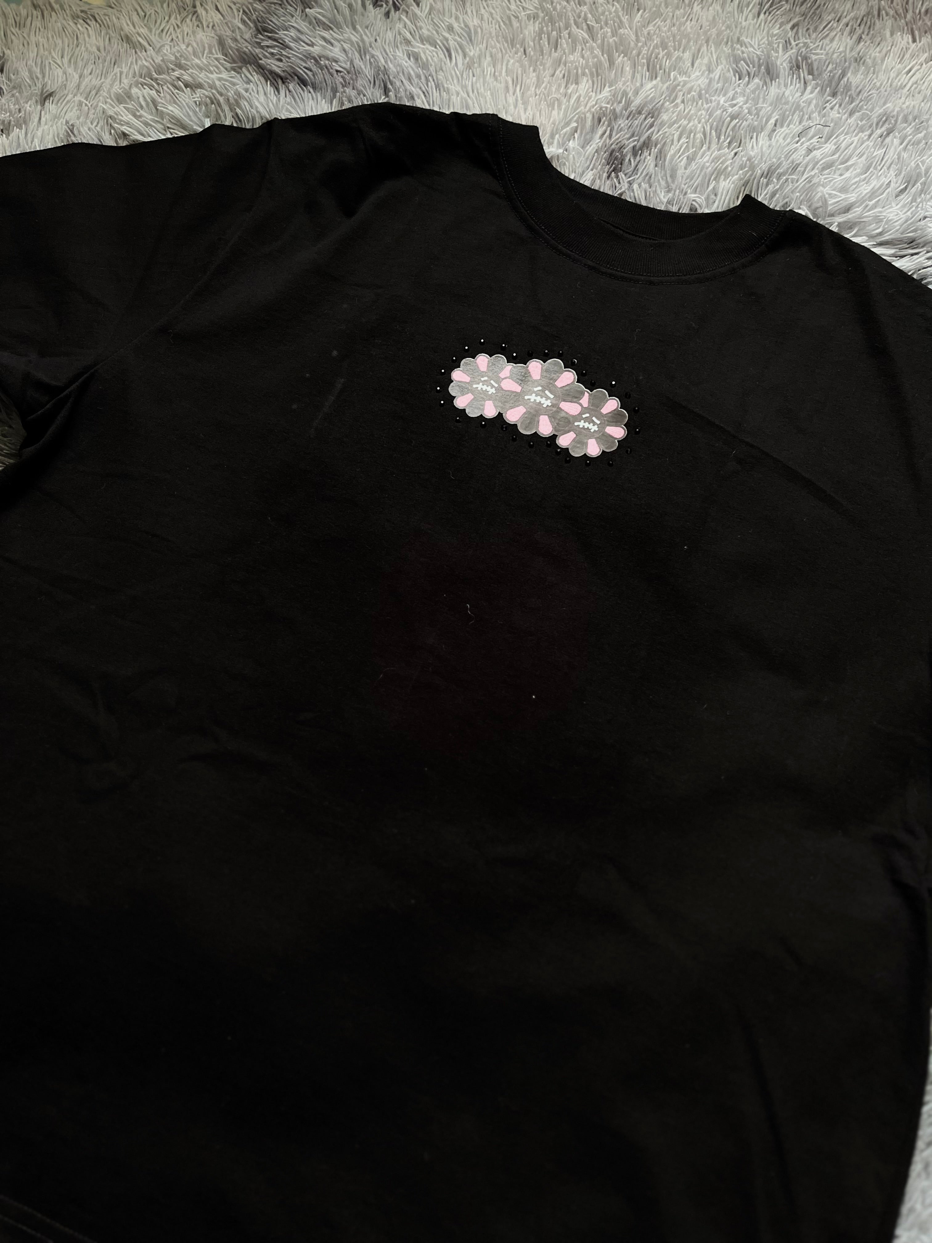 MuraTravis T-Shirt Pink Double Crystals