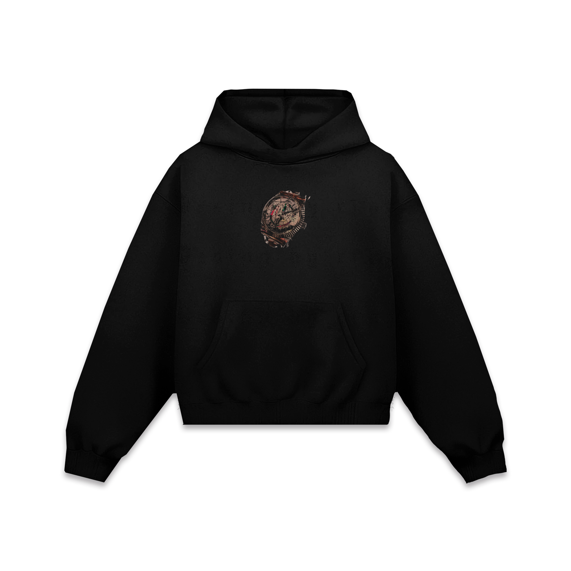 6 en mi rollie Hoodie Vantablack