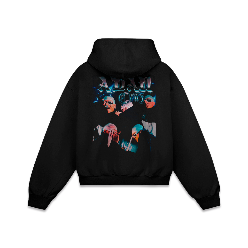 Adán Cruz Blue Hoodie Oversized
