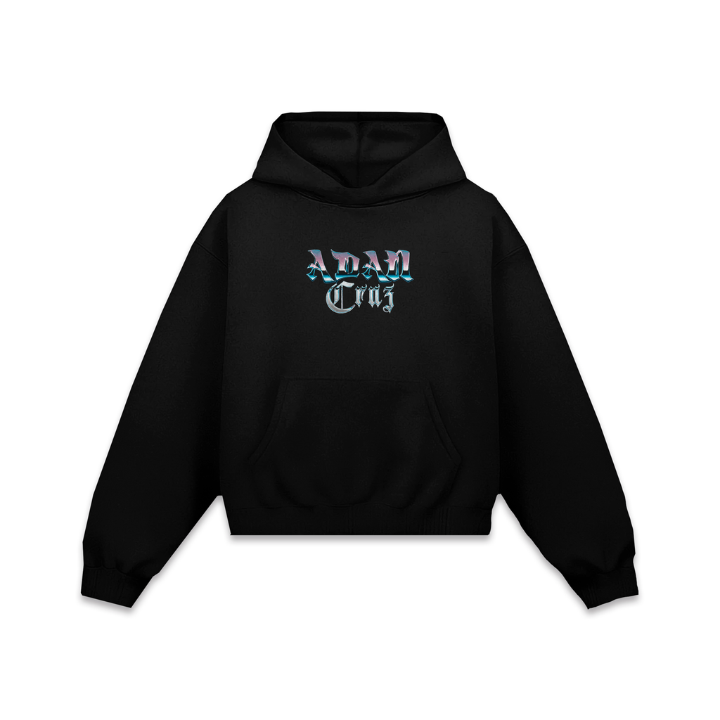 Adán Cruz Blue Hoodie Oversized