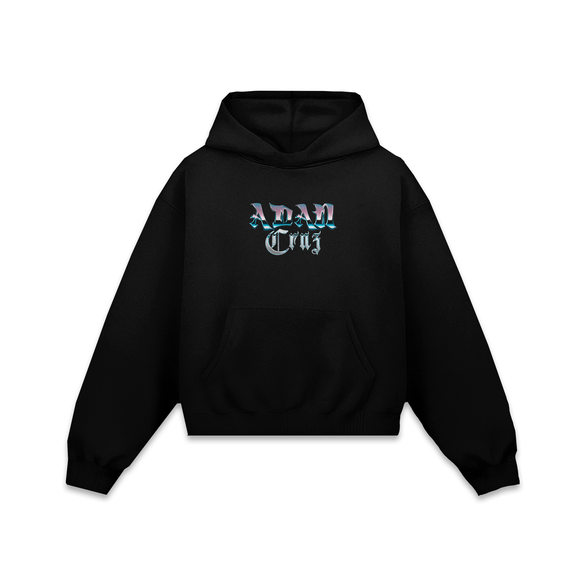 Adán Cruz Blue Hoodie Oversized
