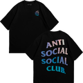 Anti Social Azul Pastel Playera Essential