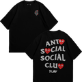 Anti Social Crochet Playera Essential