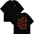 Anti Social Espinas Bordado Playera Essential