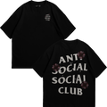 Anti Social Murakami Negro Bordado Playera Essential