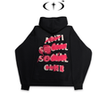 Anti Social Social Club Rayado Hoodie Oversized