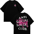 Anti Social Stussy Bordado Playera Essential