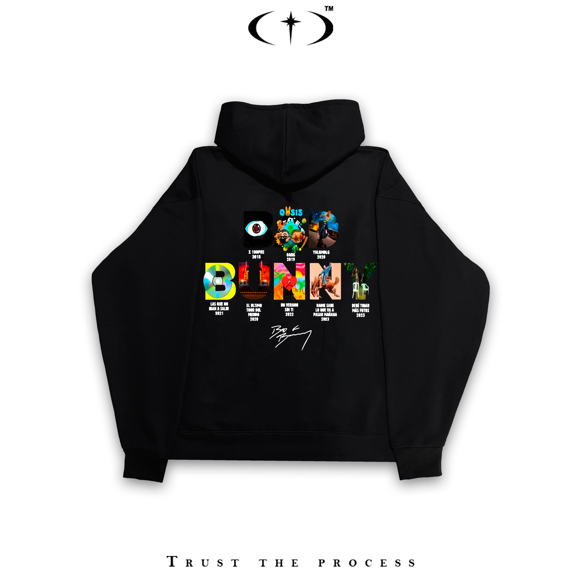 Bad Bunny Álbumes Hoodie Oversized