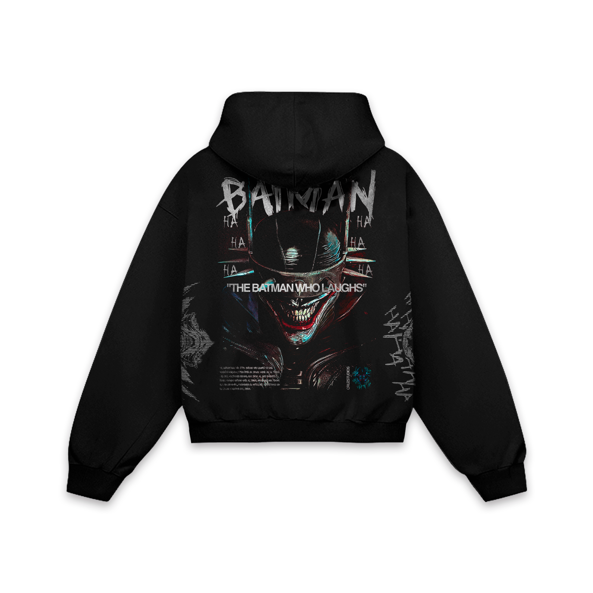 Batman Who Laughs Hoodie Vantablack