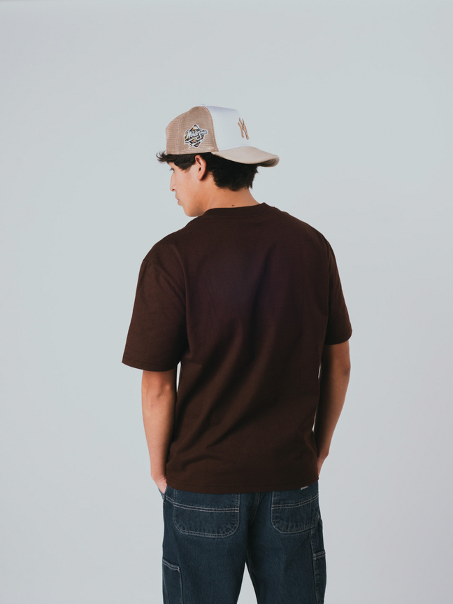 Semioversized T-Shirt Café chocolate 240 GSM