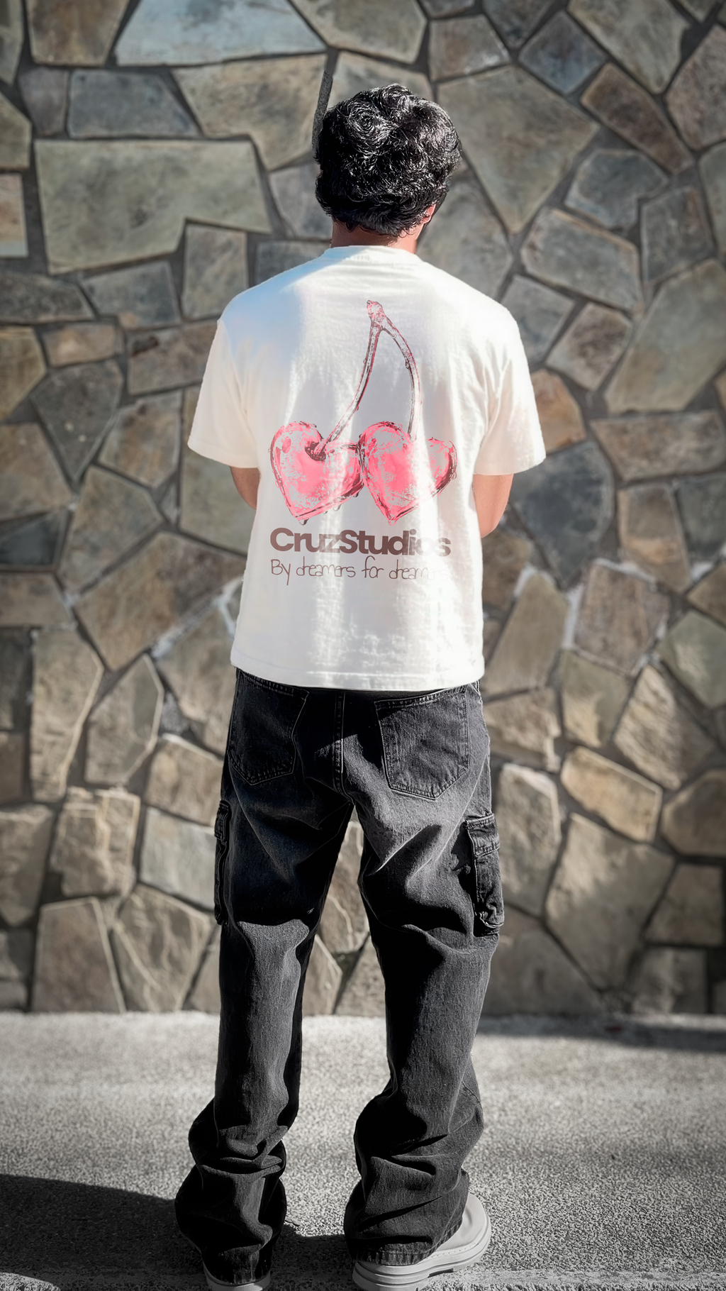 Cold Cherries Pink Hueso T-Shirt