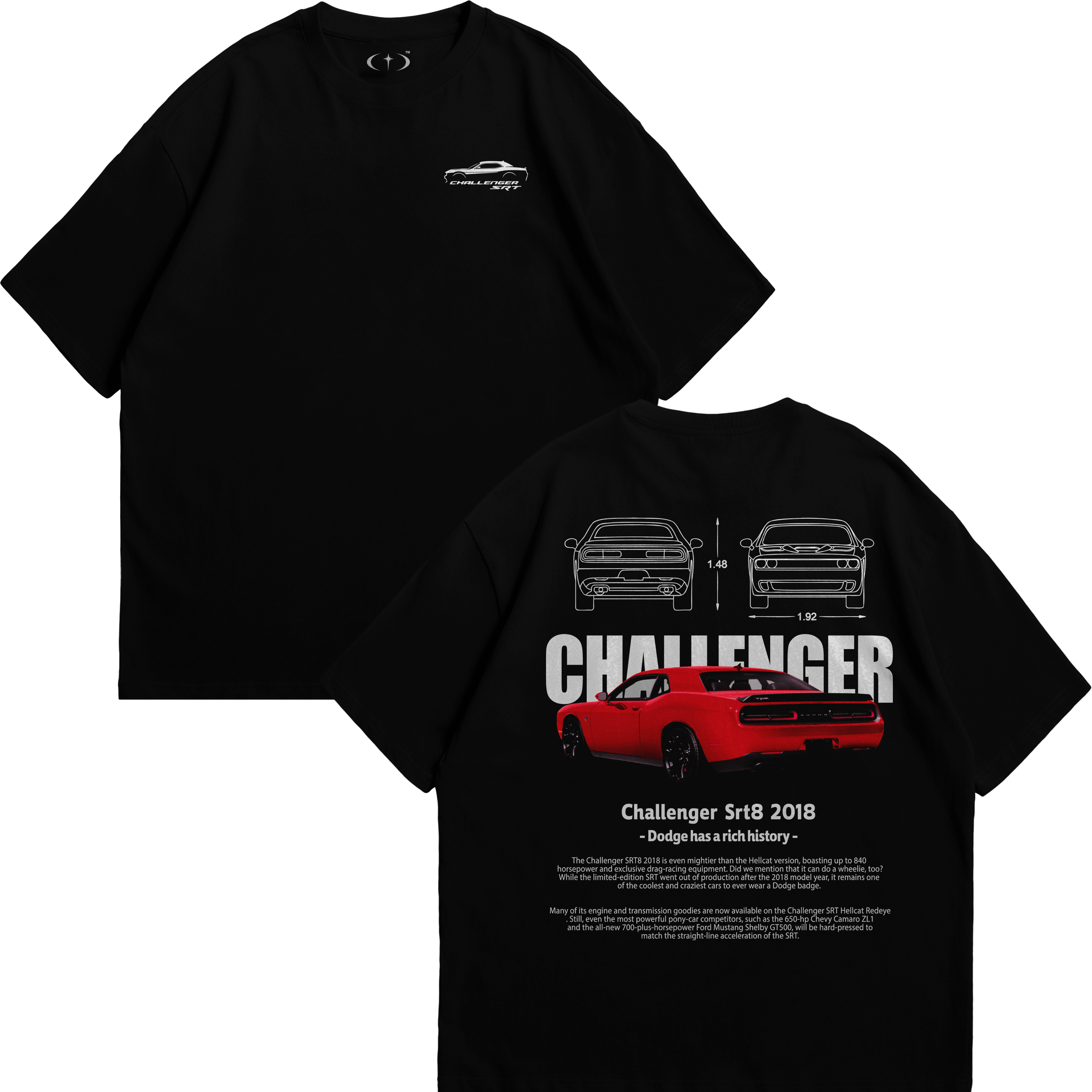 Challenger Rojo Playera Essential