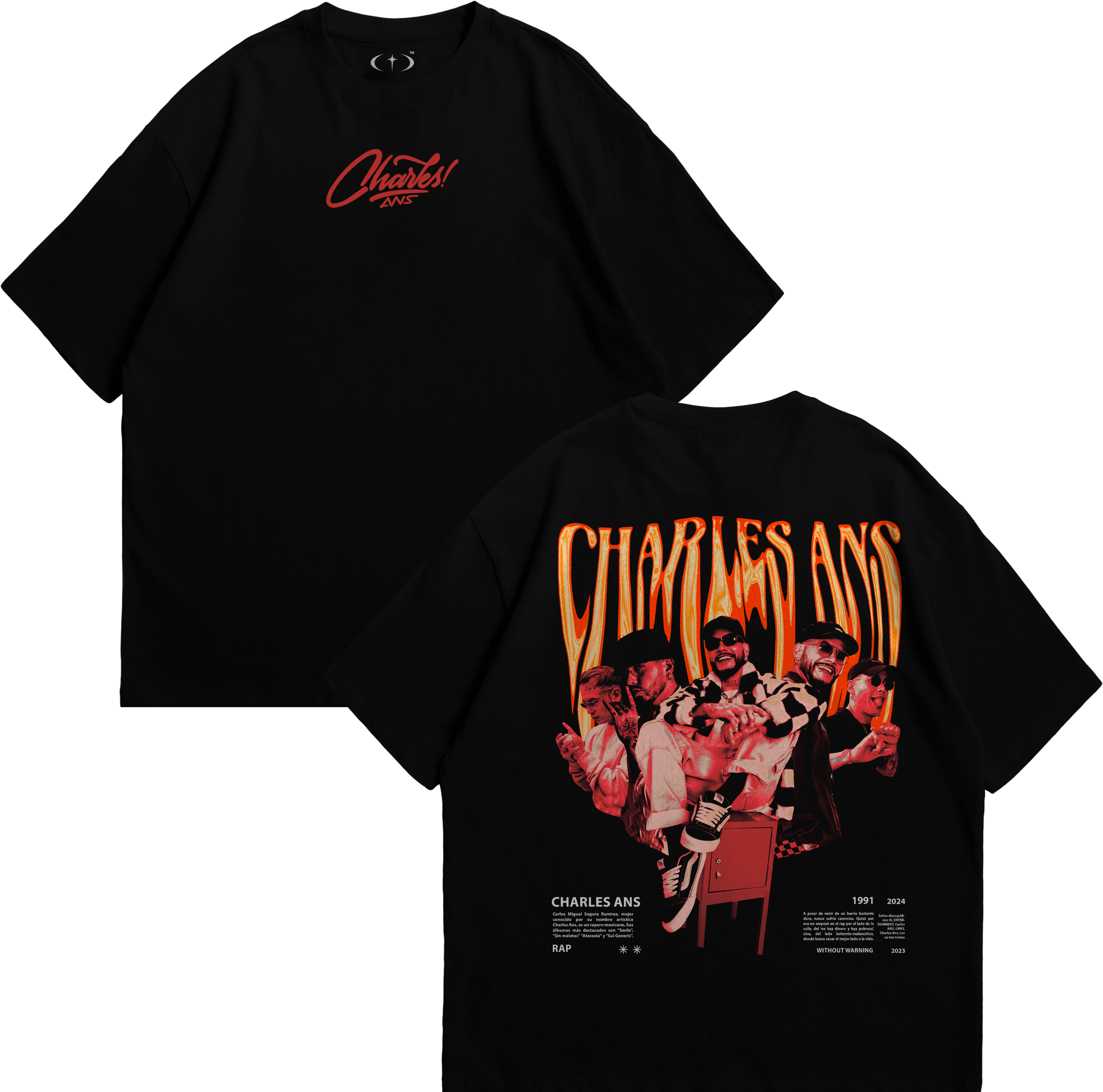 Charles Red Playera Económica