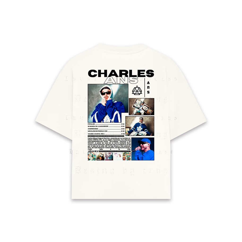 Charles Ans Collage Playera