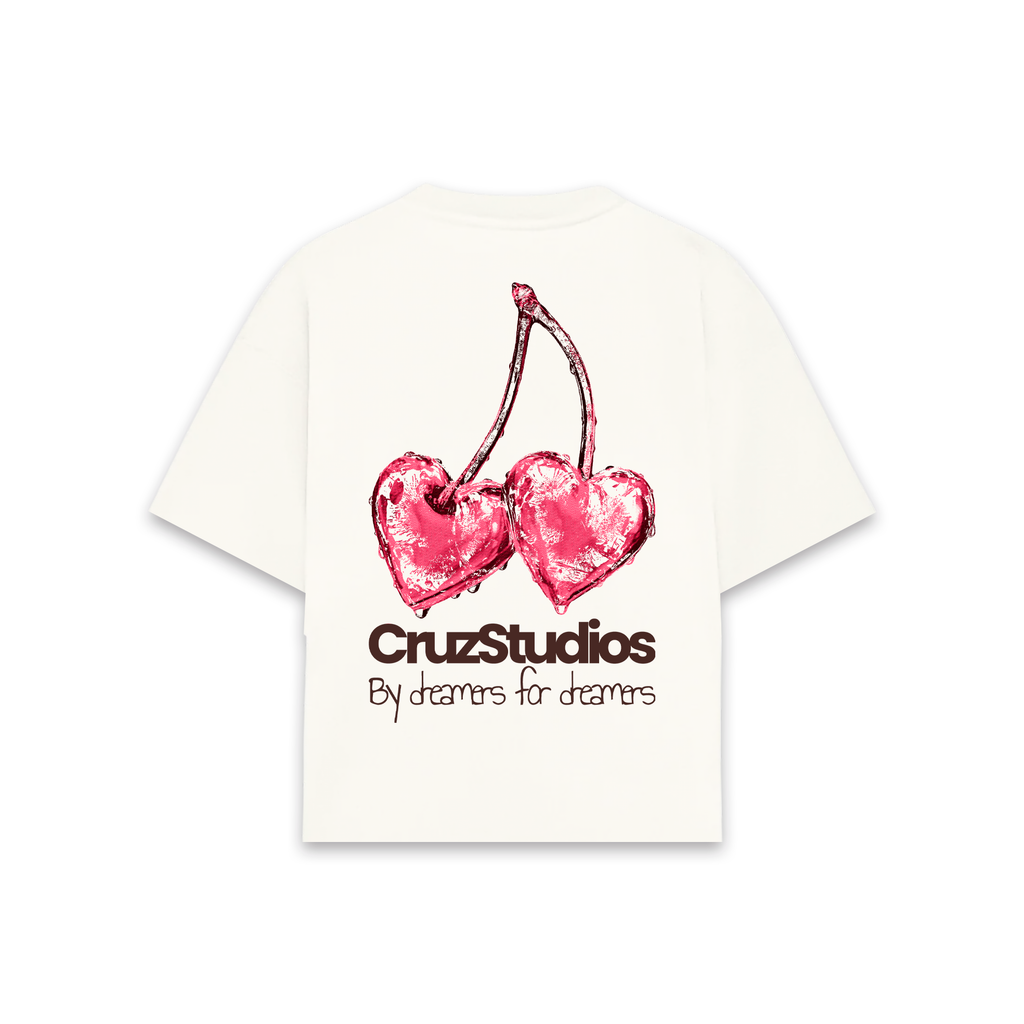 Cold Cherries Pink Hueso T-Shirt