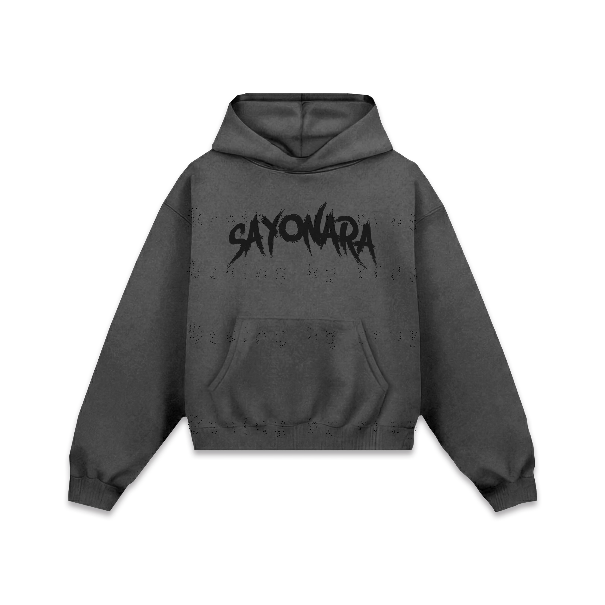 Coco Sayo Hoodie Gris Oxford