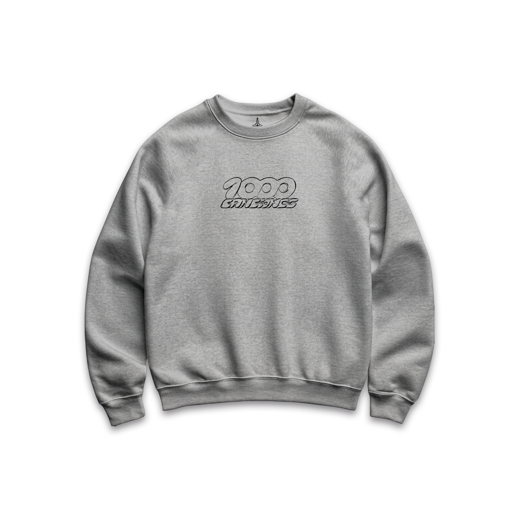 1000 Canciones CrewNeck Gris Jaspe