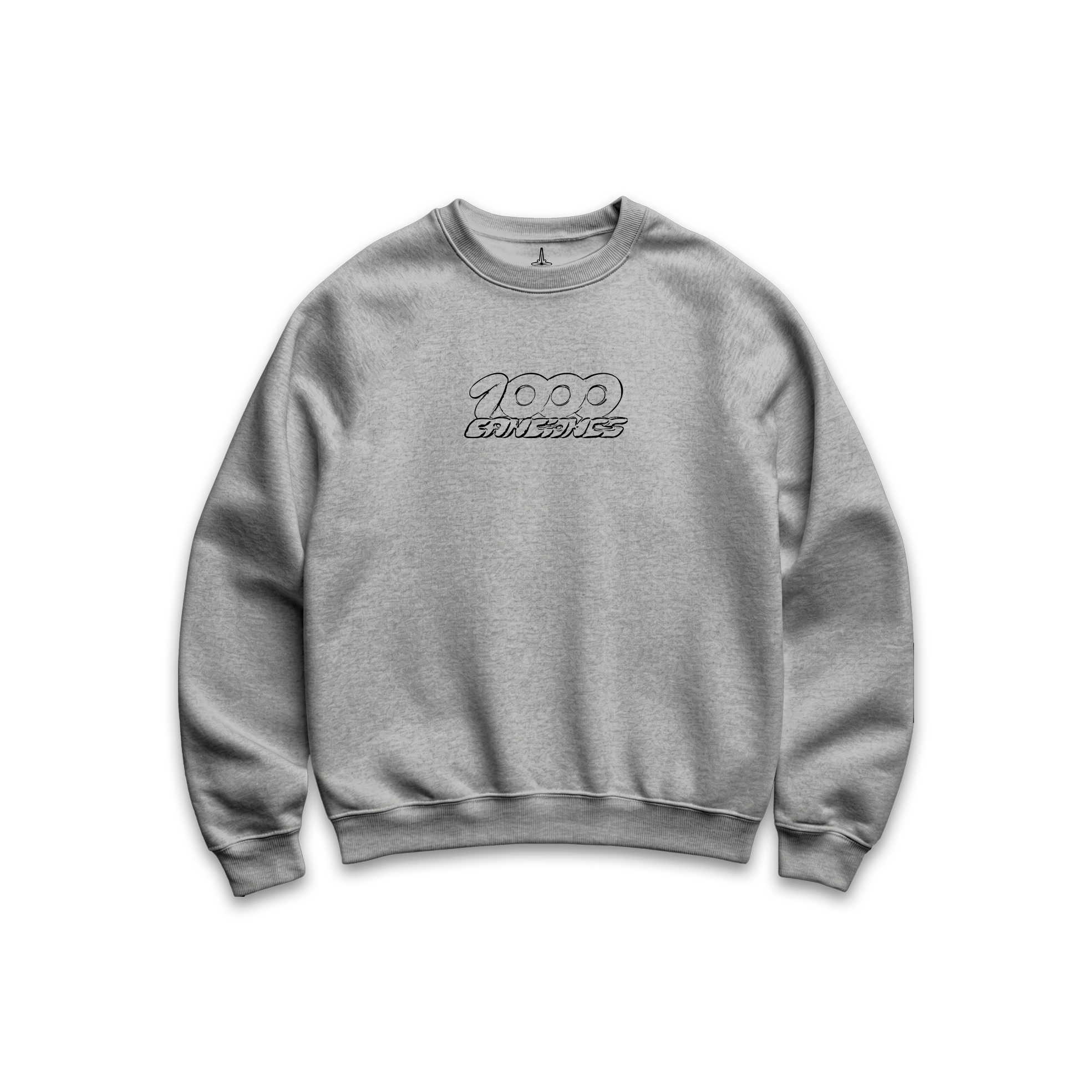 1000 Canciones CrewNeck Gris Jaspe