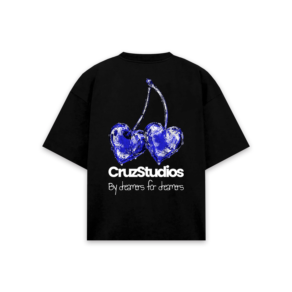 Cold Cherries Blue Black T-Shirt