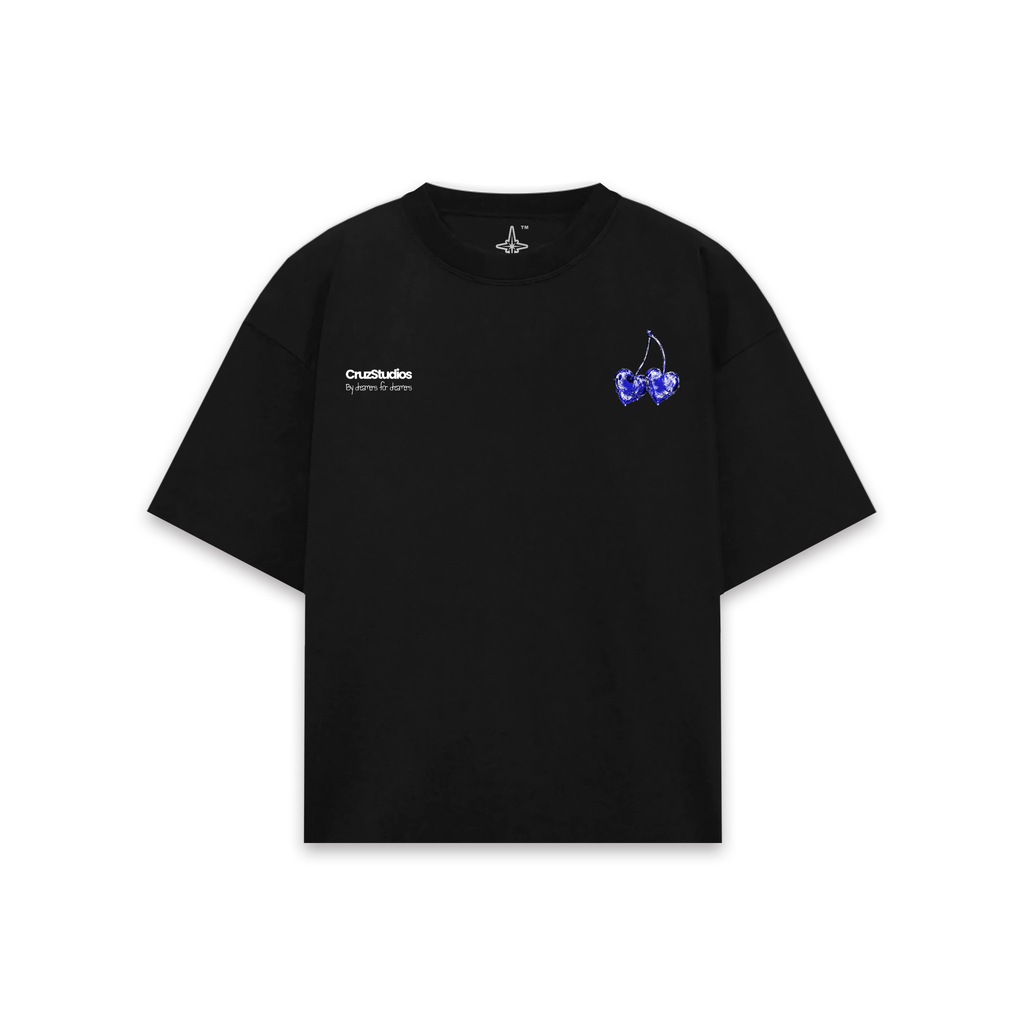 Cold Cherries Blue Black T-Shirt