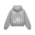 Cold Cherries Blue Hoodie Gris Jaspe