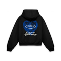 Cold Lover Blue Hoodie Vantablack