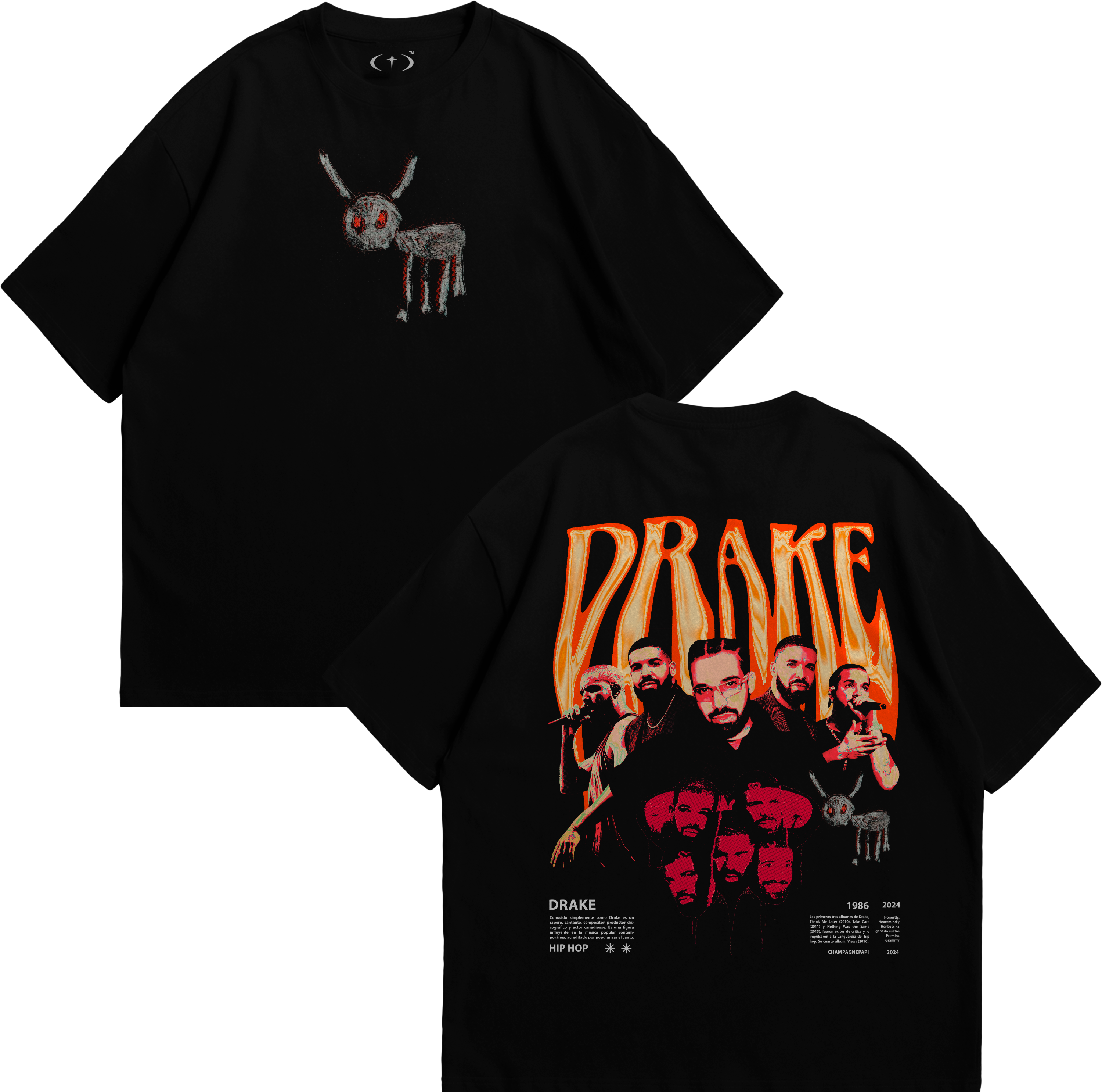 Drake Rojo Playera Económica