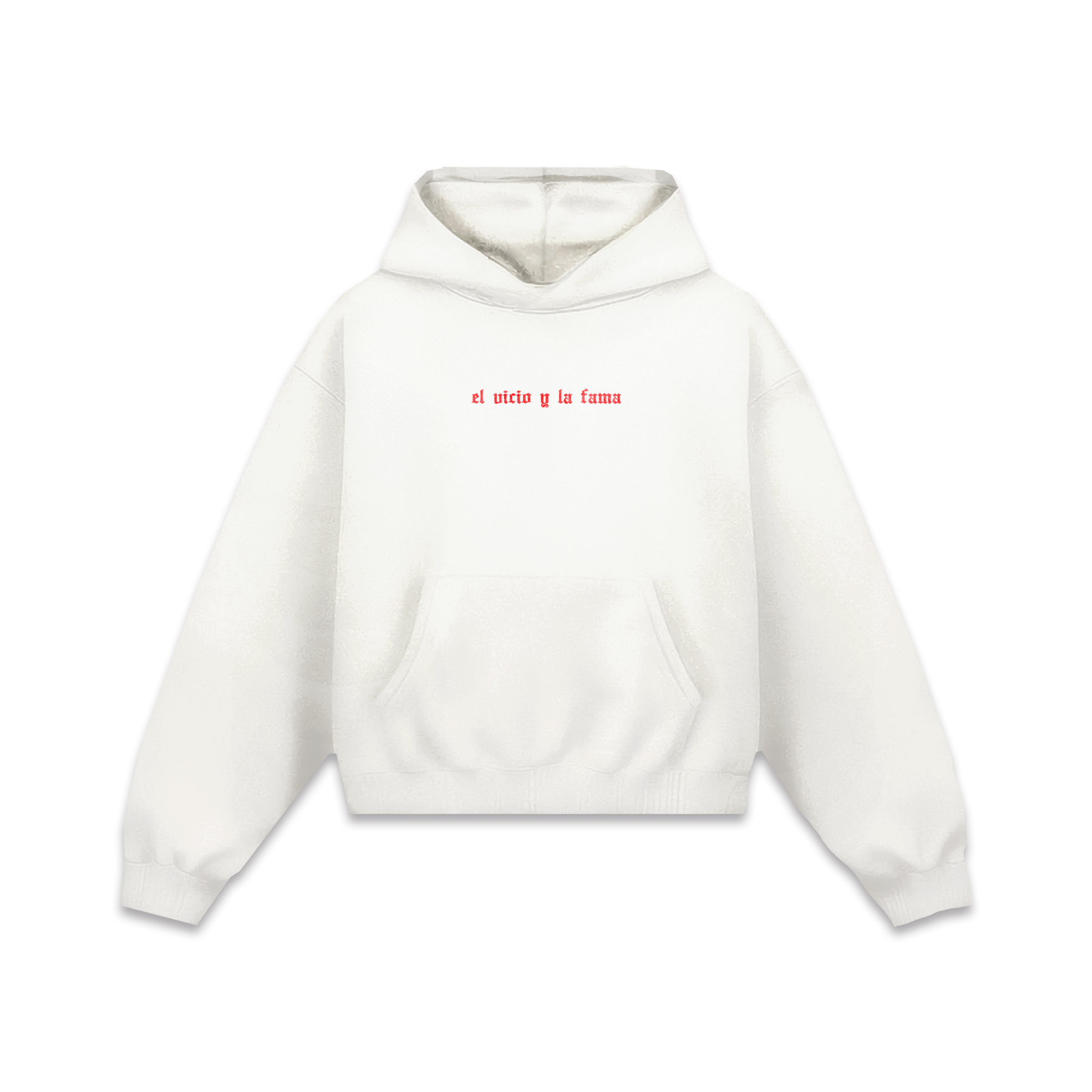 El vicio y la fama Hoodie Ivory