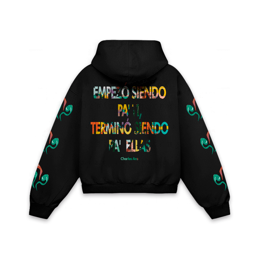 Last Smile Empezó Hoodie Oversized