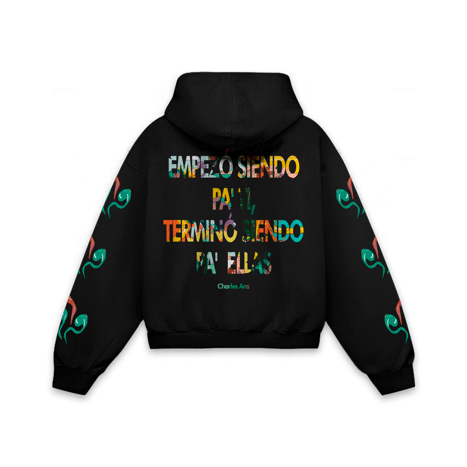 Last Smile Empezó Hoodie Oversized
