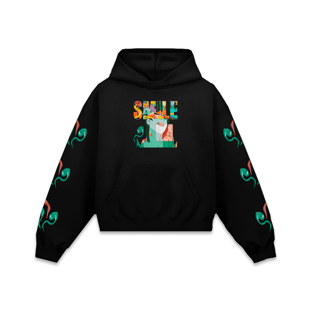 Last Smile Empezó Hoodie Oversized