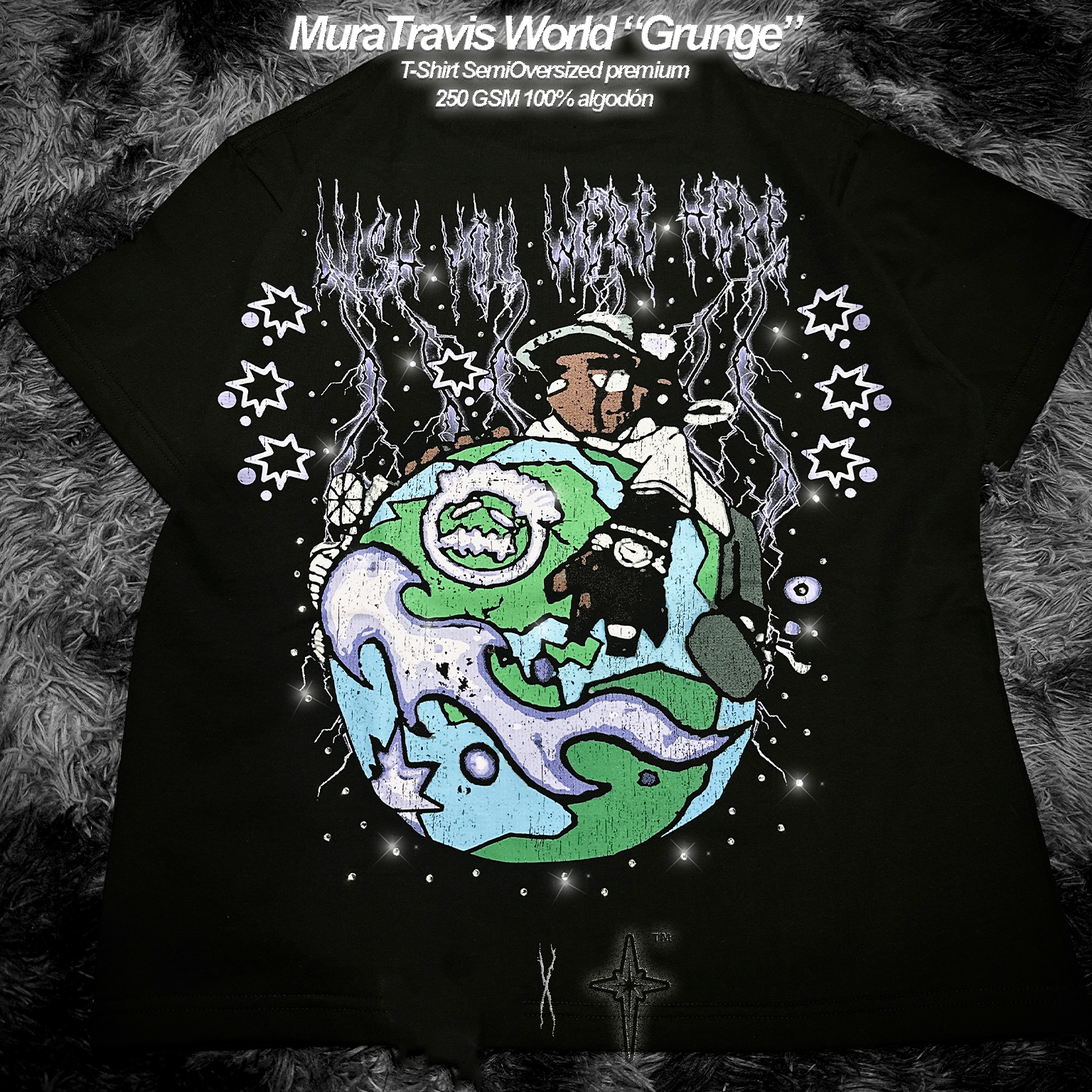 Muratravis World "Grunge" Crystals T-Shirt