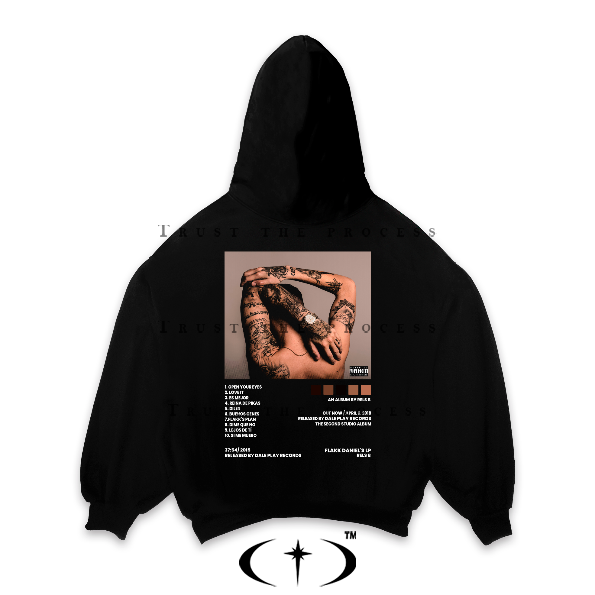 Flakk Daniel´s LP Álbum Hoodie Oversized