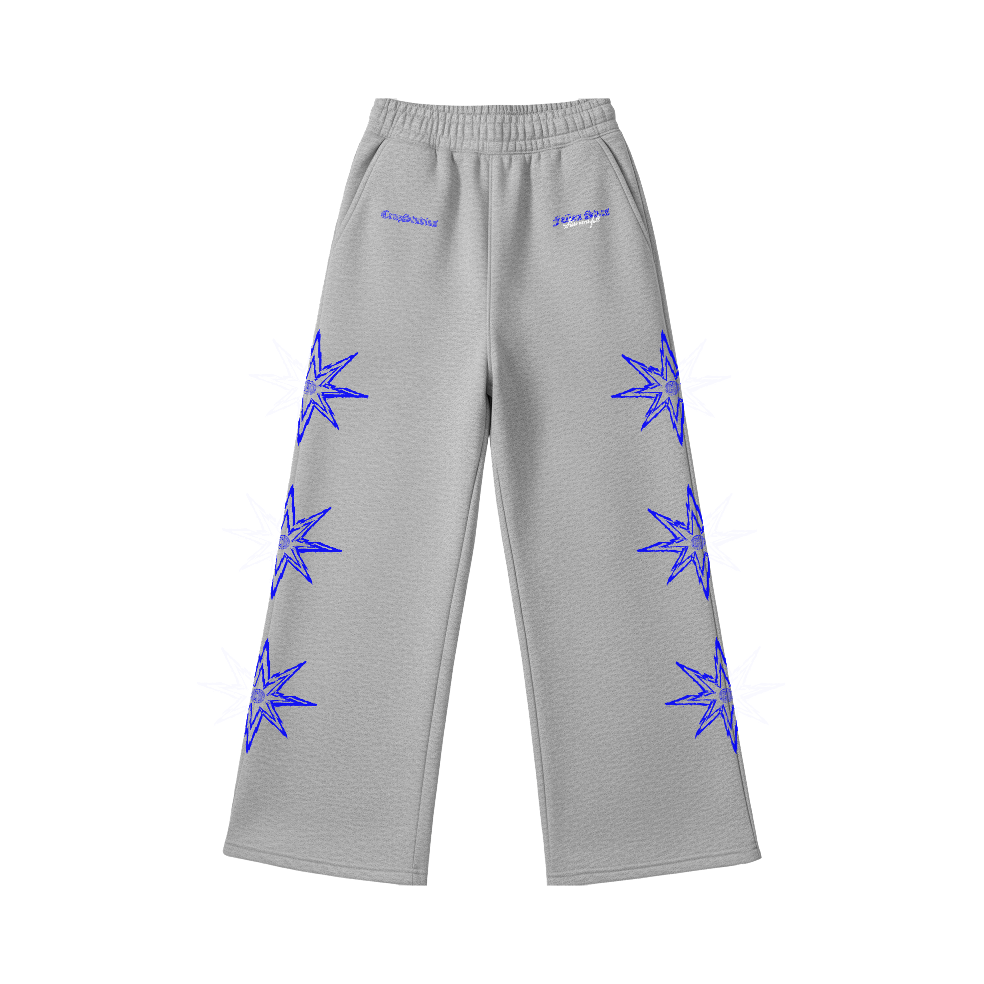 Fallen Stars Blue Baggy Jogger Pants