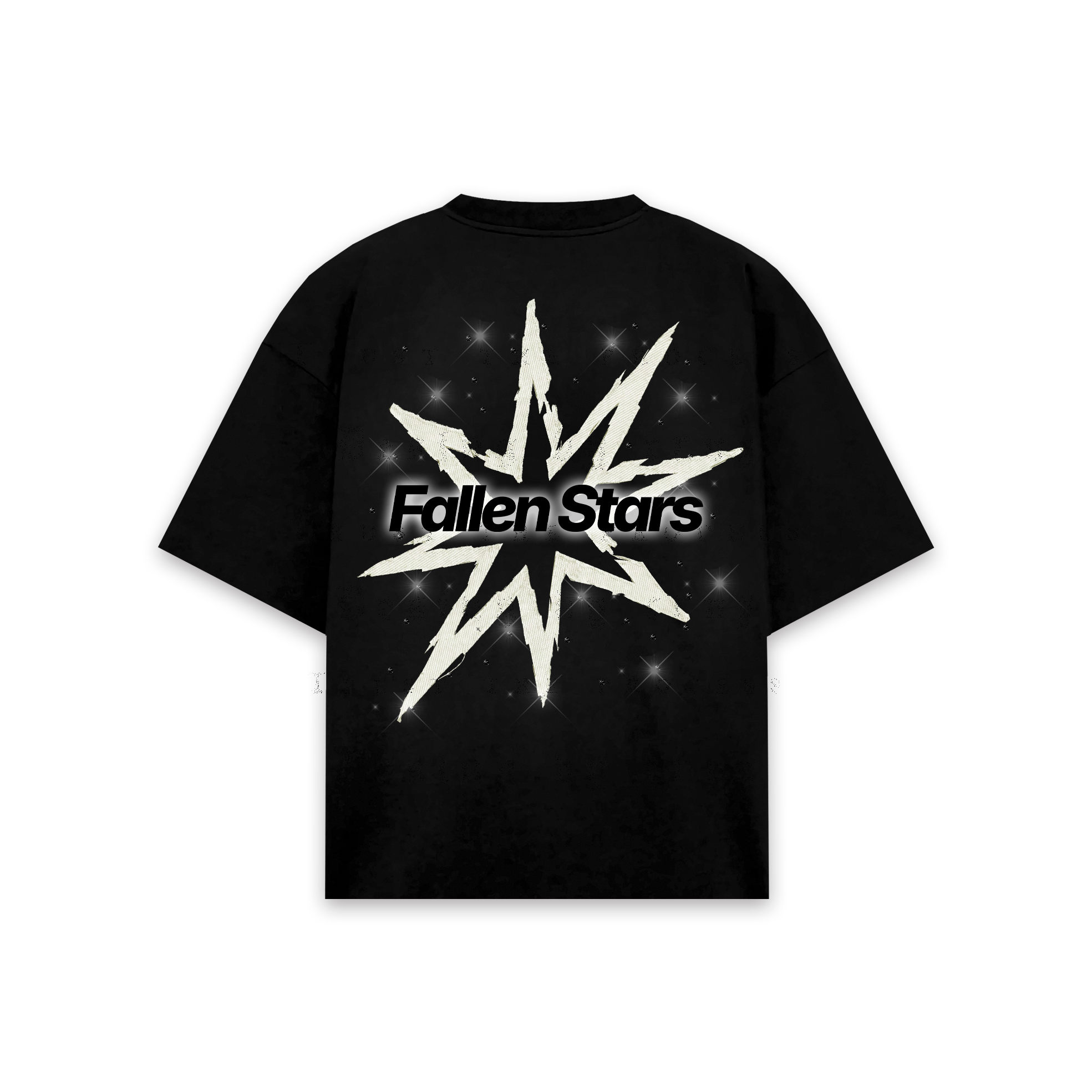 Fallen Stars Parches + Pedrería T-Shirt