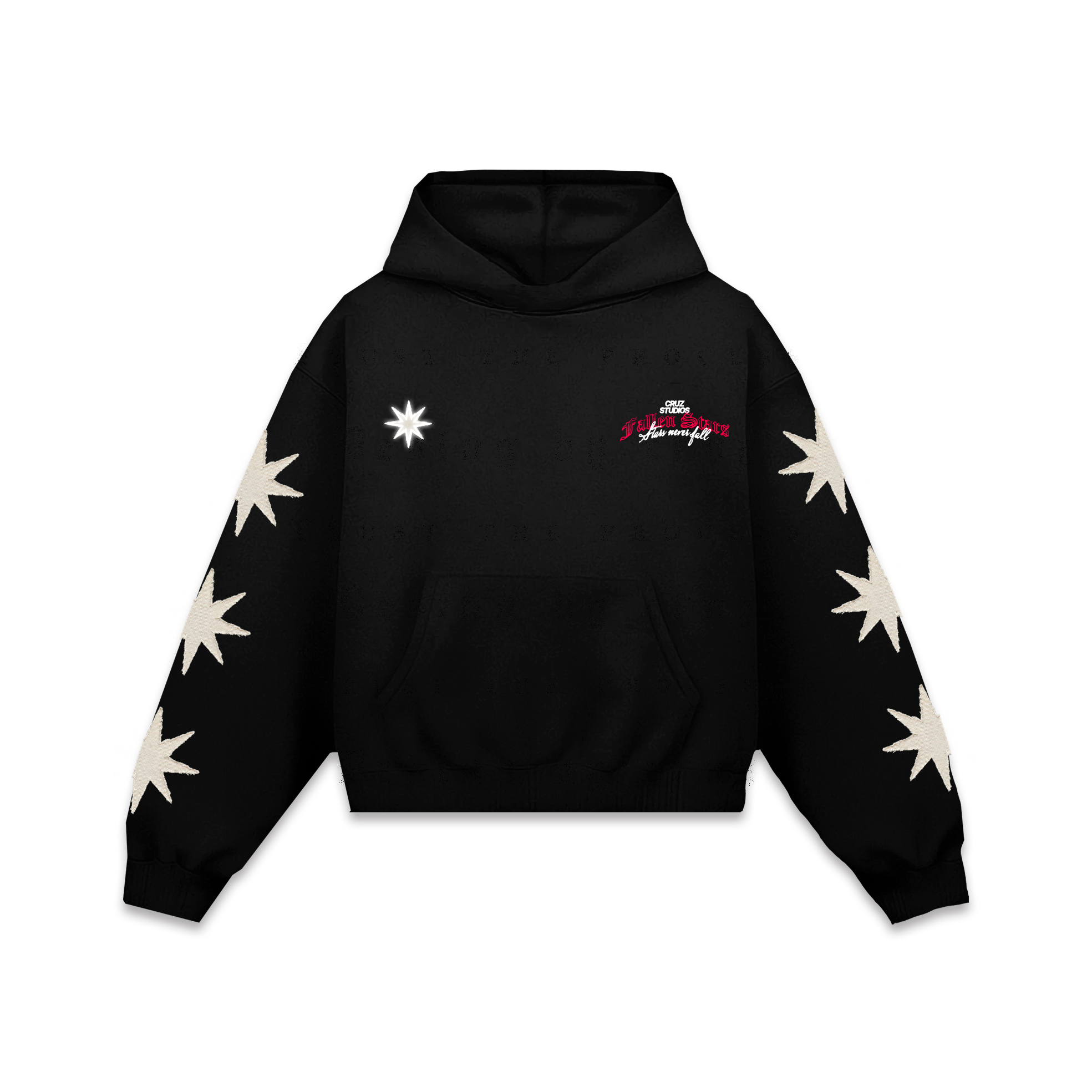 Fallen Stars Red Gabardina Hoodie