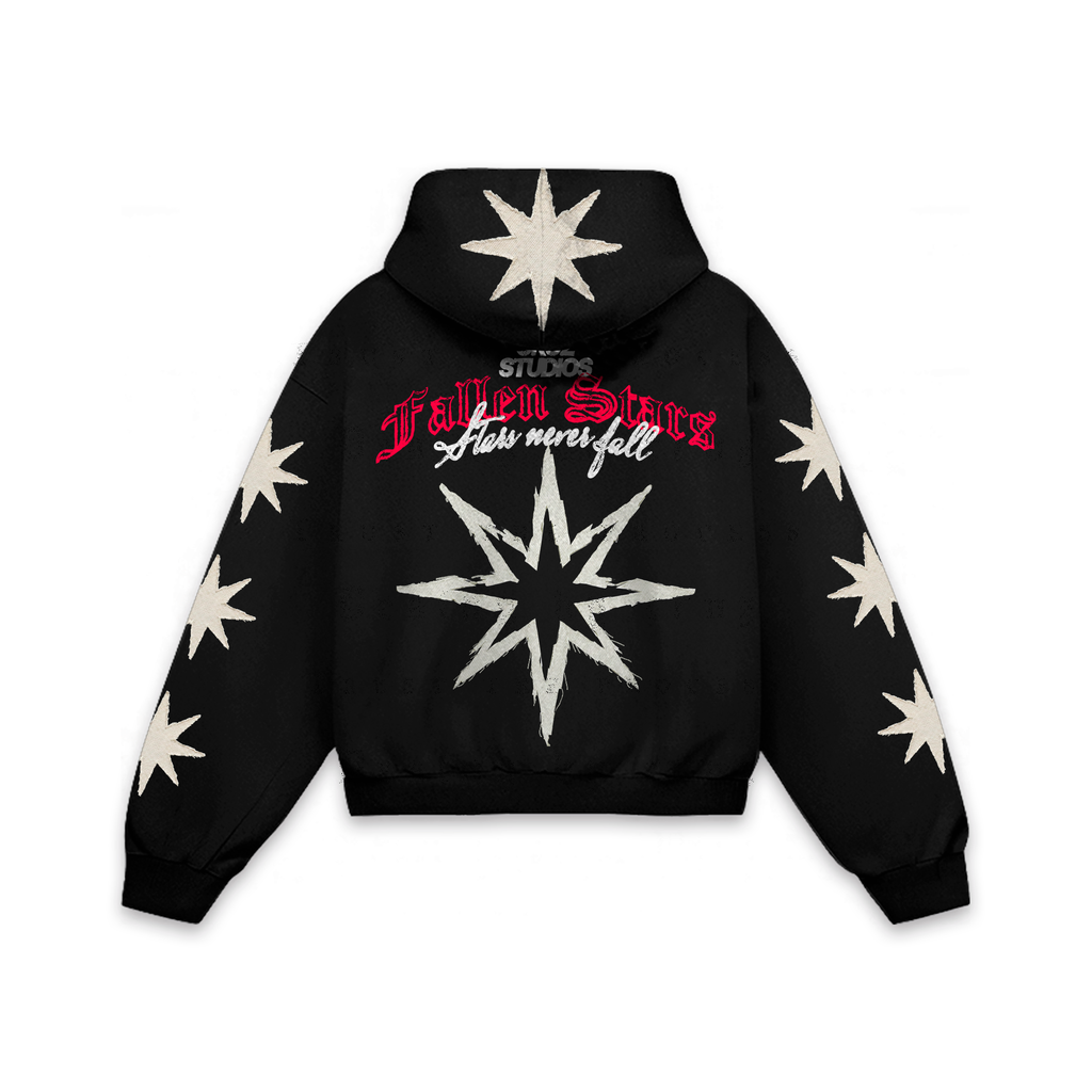 Fallen Stars Red Gabardina Hoodie