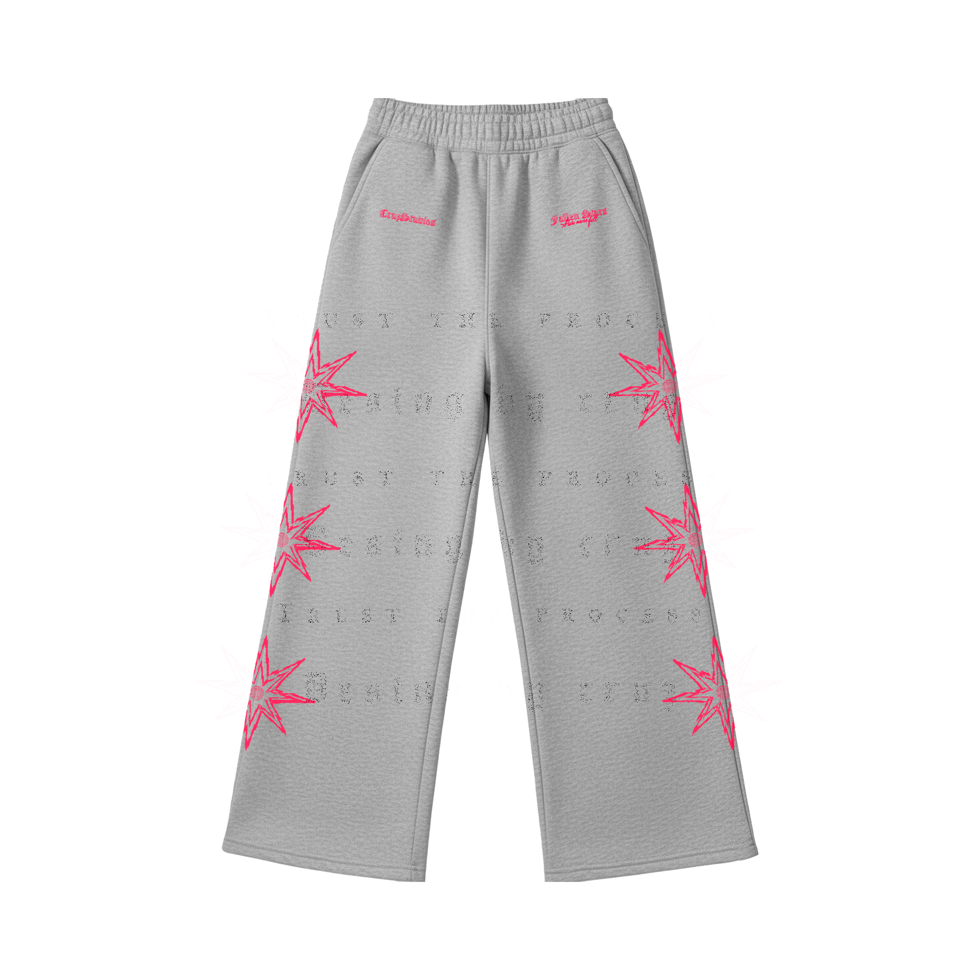 Fallen Stars Red Baggy Jogger Pants