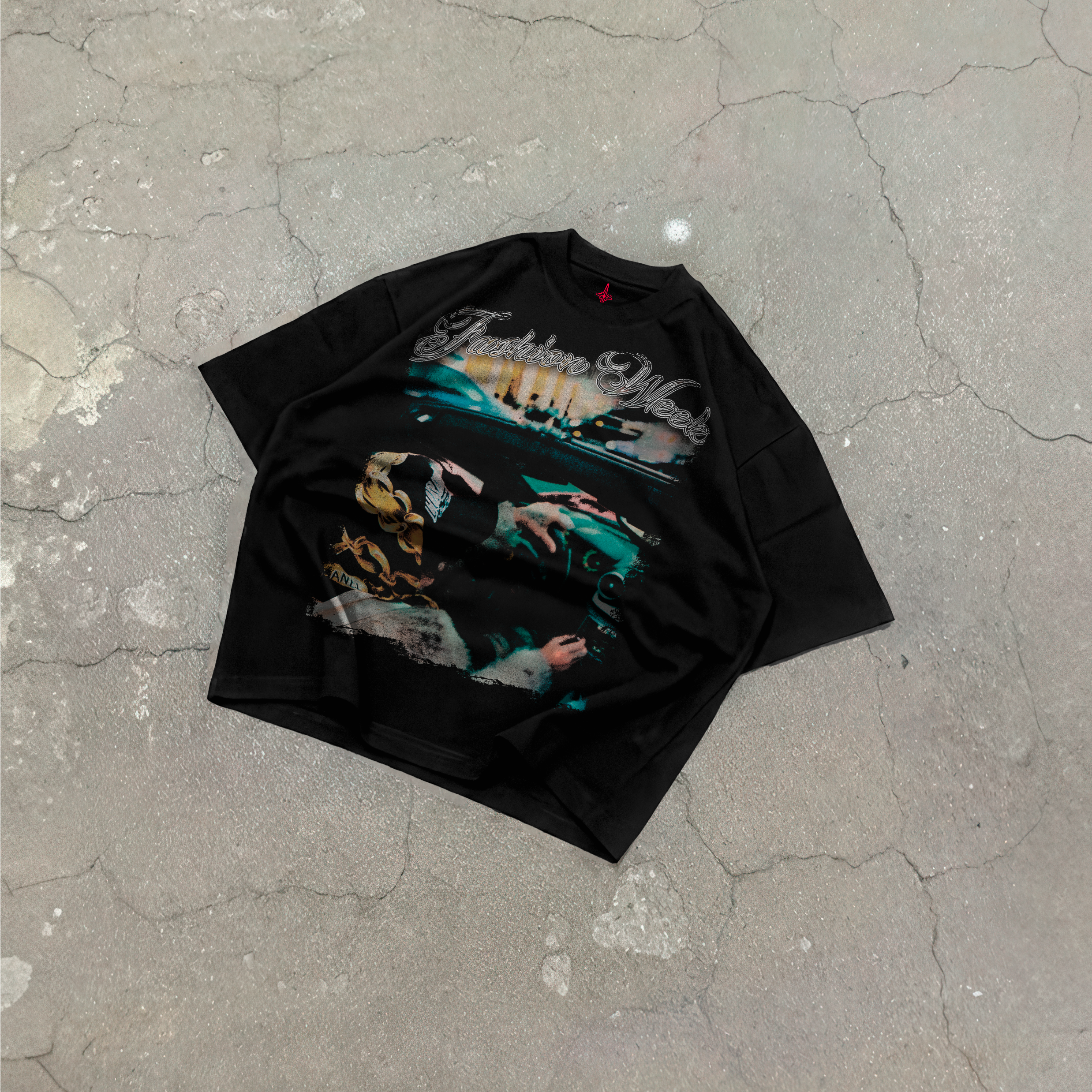 Fashion Week Black T-Shirt