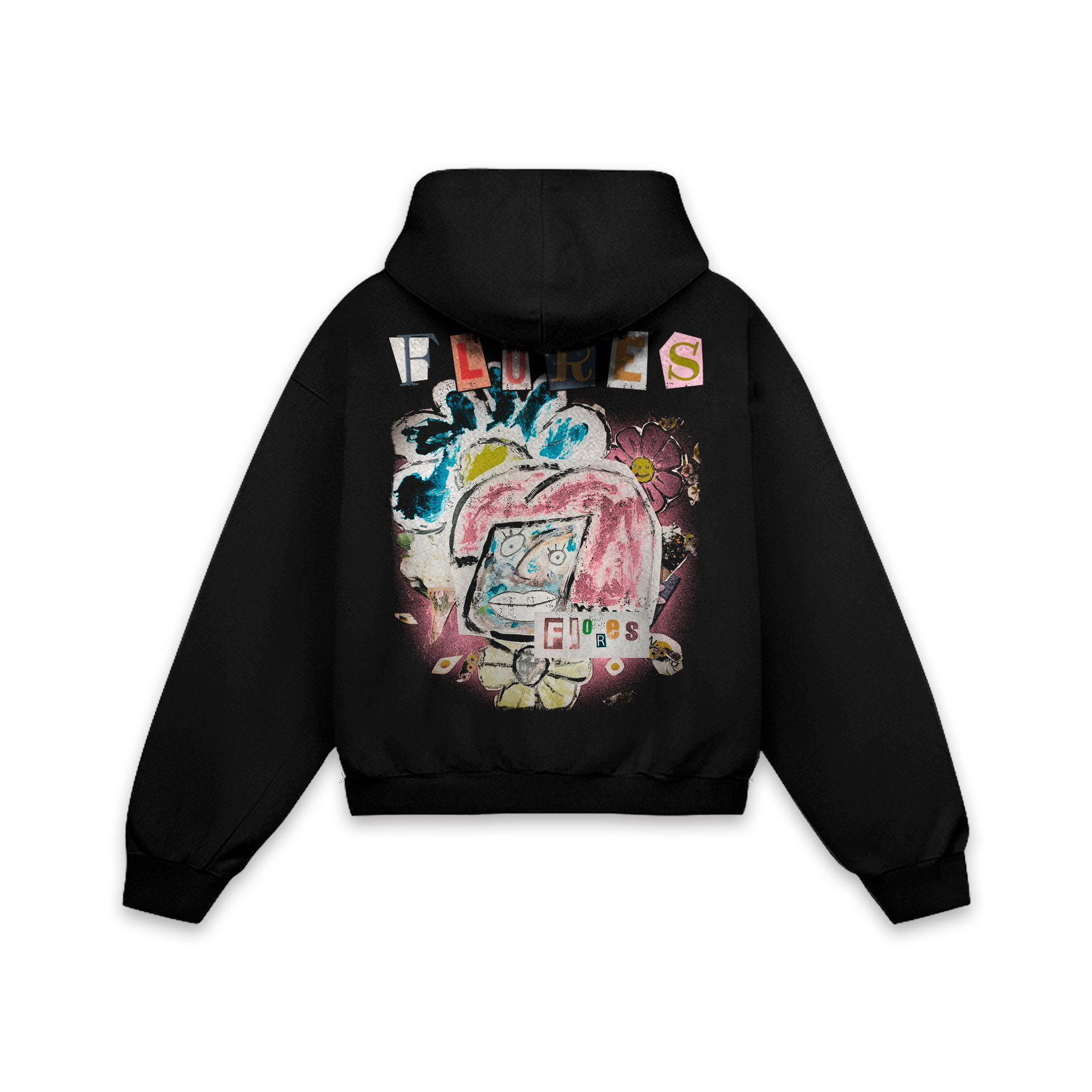 Flores Hoodie Vantablack