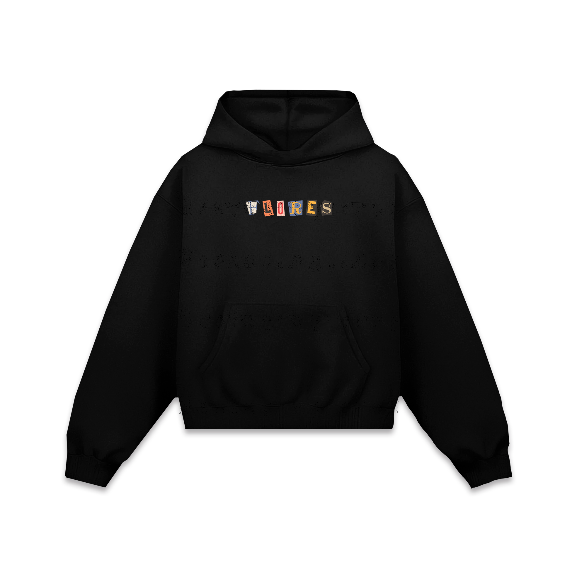 Flores Hoodie Vantablack