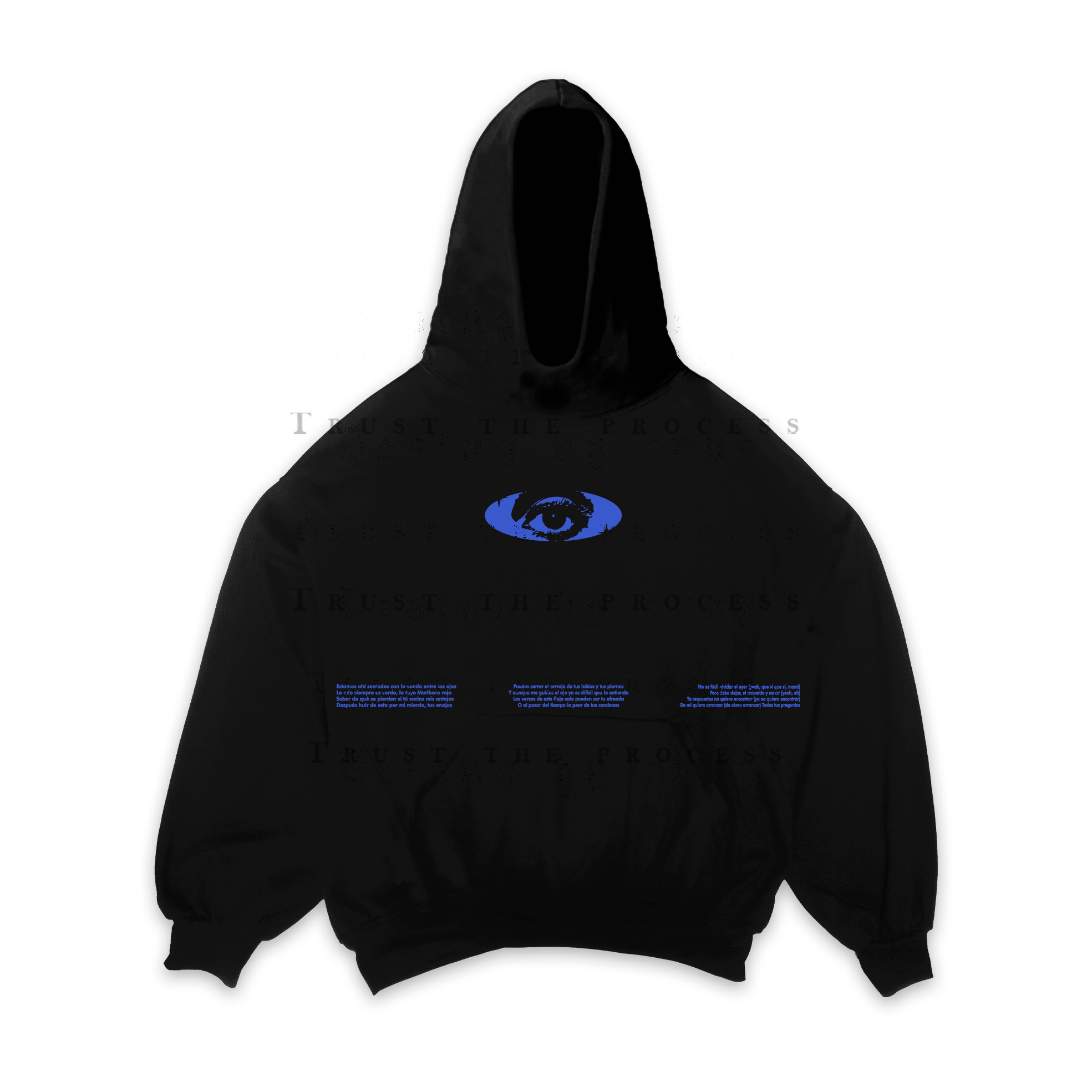 Mis ojos blue Hoodie Oversized