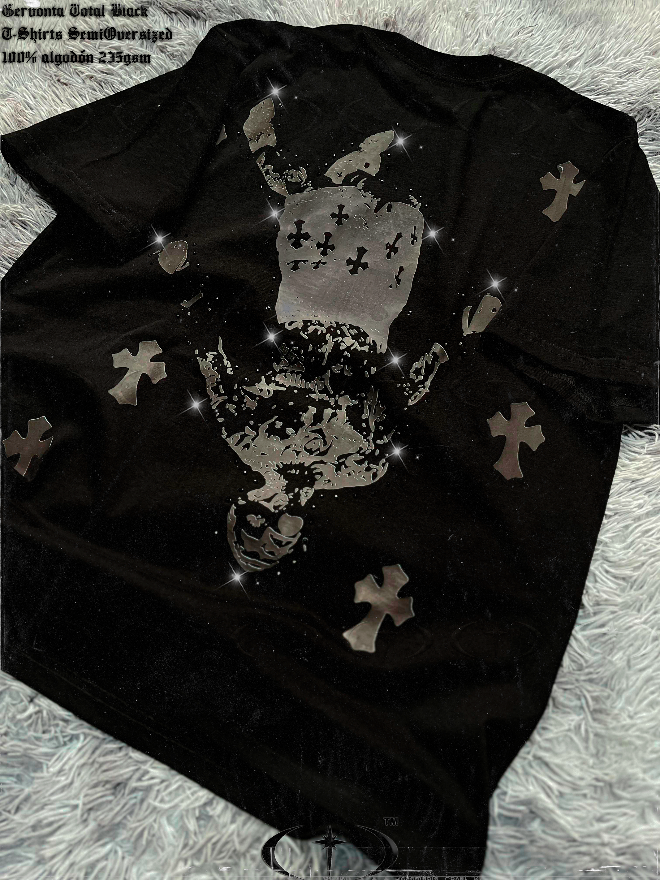 Gervonta T-Shirt Total Black Crystals