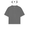 Semioversized T-Shirt Gris Perla 240 GSM
