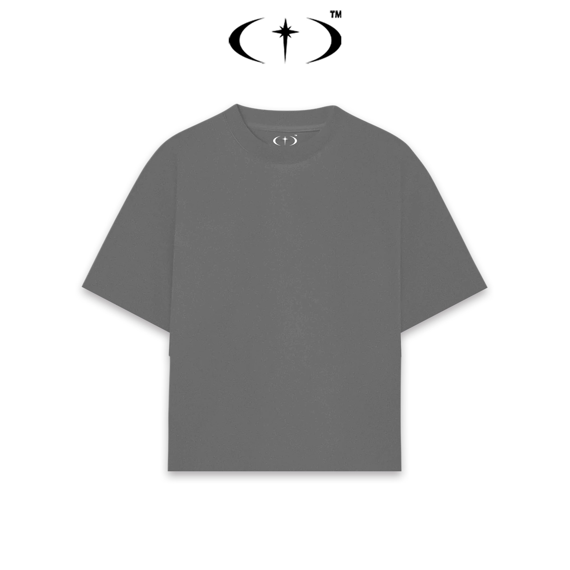 Semioversized T-Shirt Gris Perla 240 GSM
