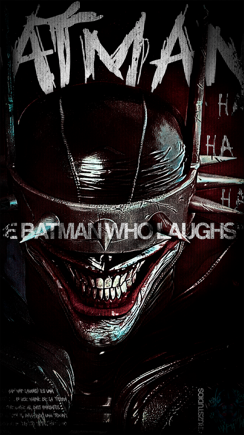 Batman Who Laughs Hoodie Vantablack
