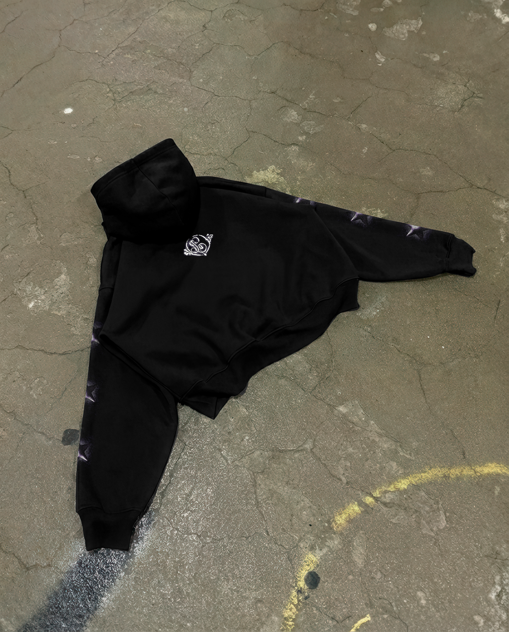 Dopamine star Hoodie Vantablack